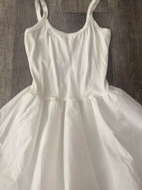 LG White Spaghetti Strap Dress